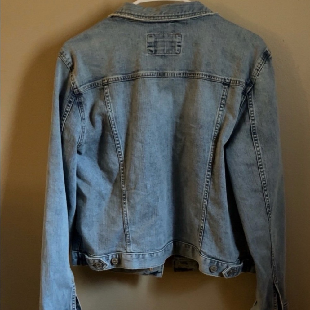 Loft denim jean jacket - Picture 2 of 3
